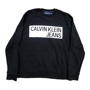 RARE Calvin Klein Jeans Sweater XXL Black